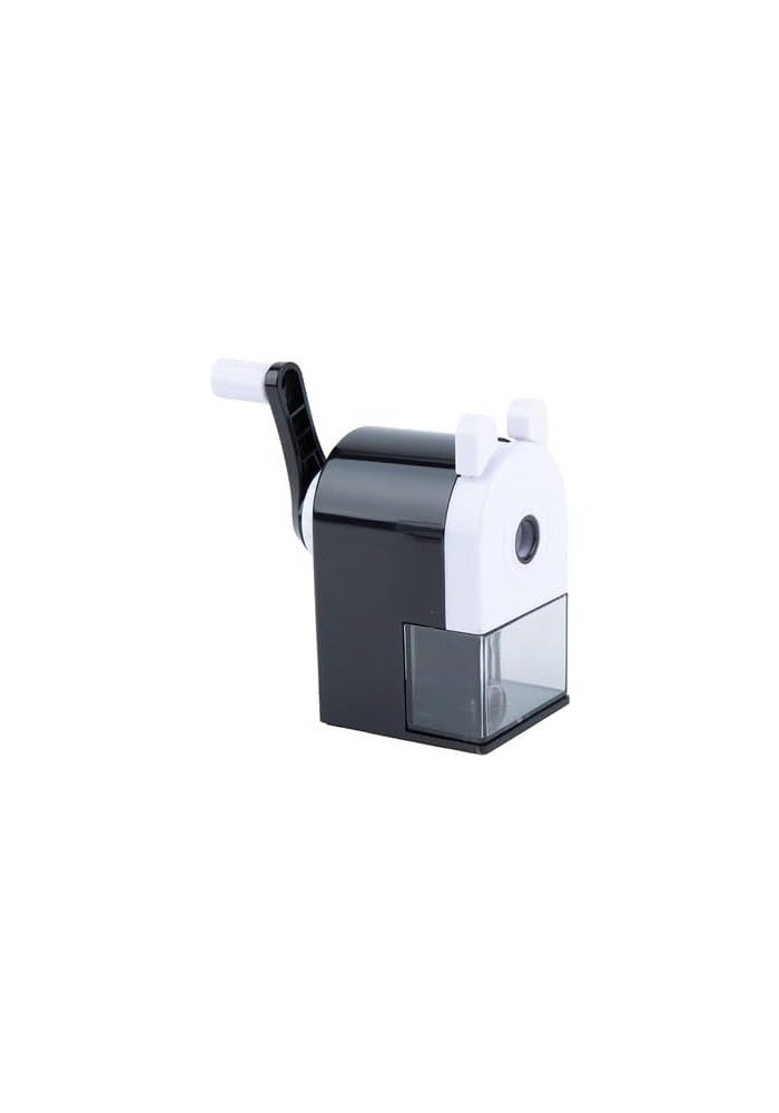 Daiso Mini Pencil Sharpener | Black | Compact Handheld Sharpener for School, Office & Art Use - Image 1